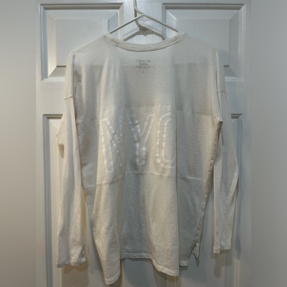 Abercrombie Fitch NYC Graphic Soft Tee Women Size L Cozy Y2K 90's Casual Comfort - Picture 2 of 8